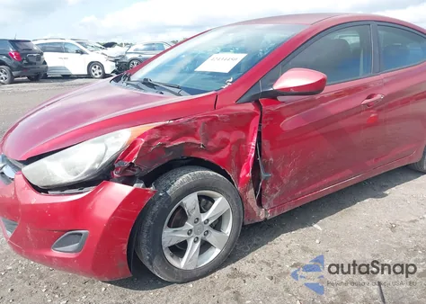 2011 Hyundai Elantra Gls (Ulsan Plant) из США, поврежденный, VIN KMHDH4AE5BU093228